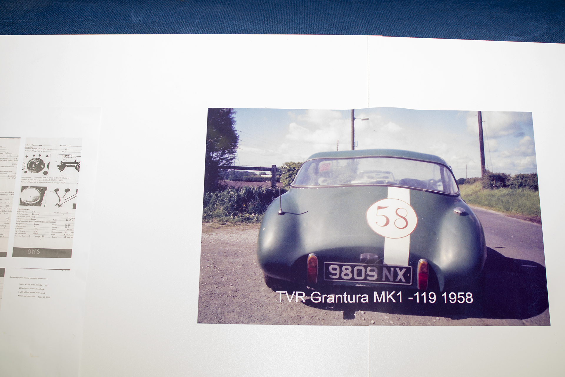 TVR Grantura MkI 1958 details - LOF, Autotojumble, Luxembourg, 2019