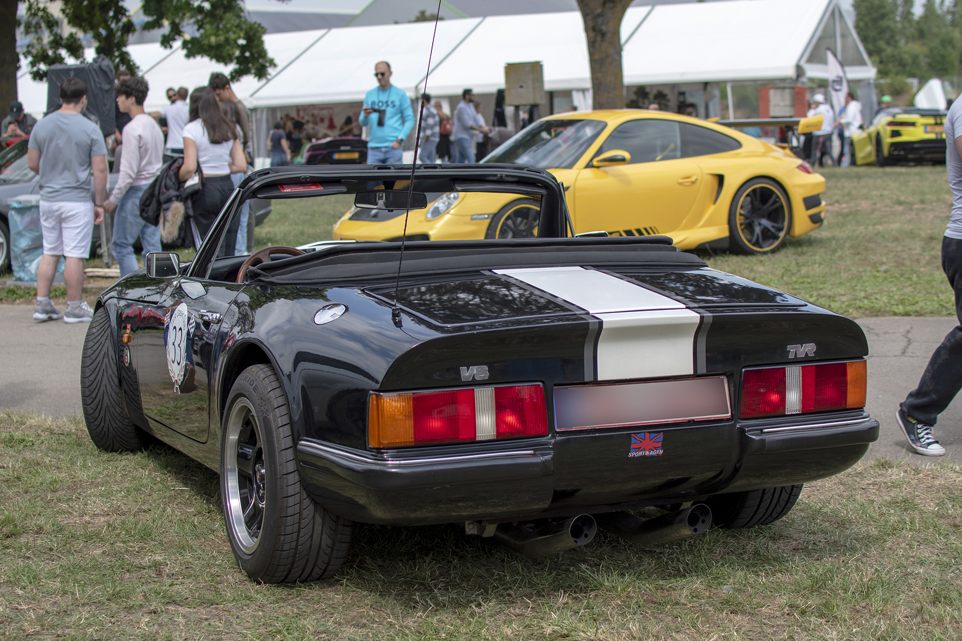 TVR série S arrière - DreamCars Festival ,2023 ,Schwebsange ,port