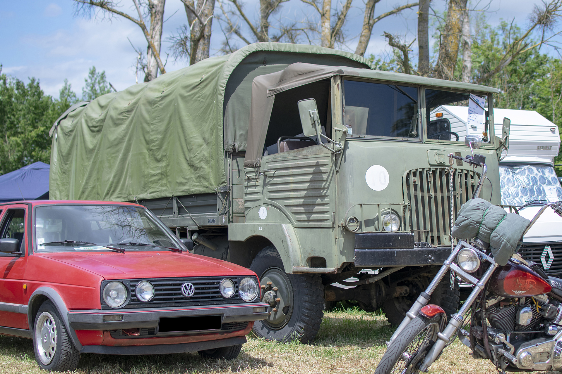 Simca Unic Cargo front - Retro Meus'Auto ,2022, Heudicourt, Lac de la Madine