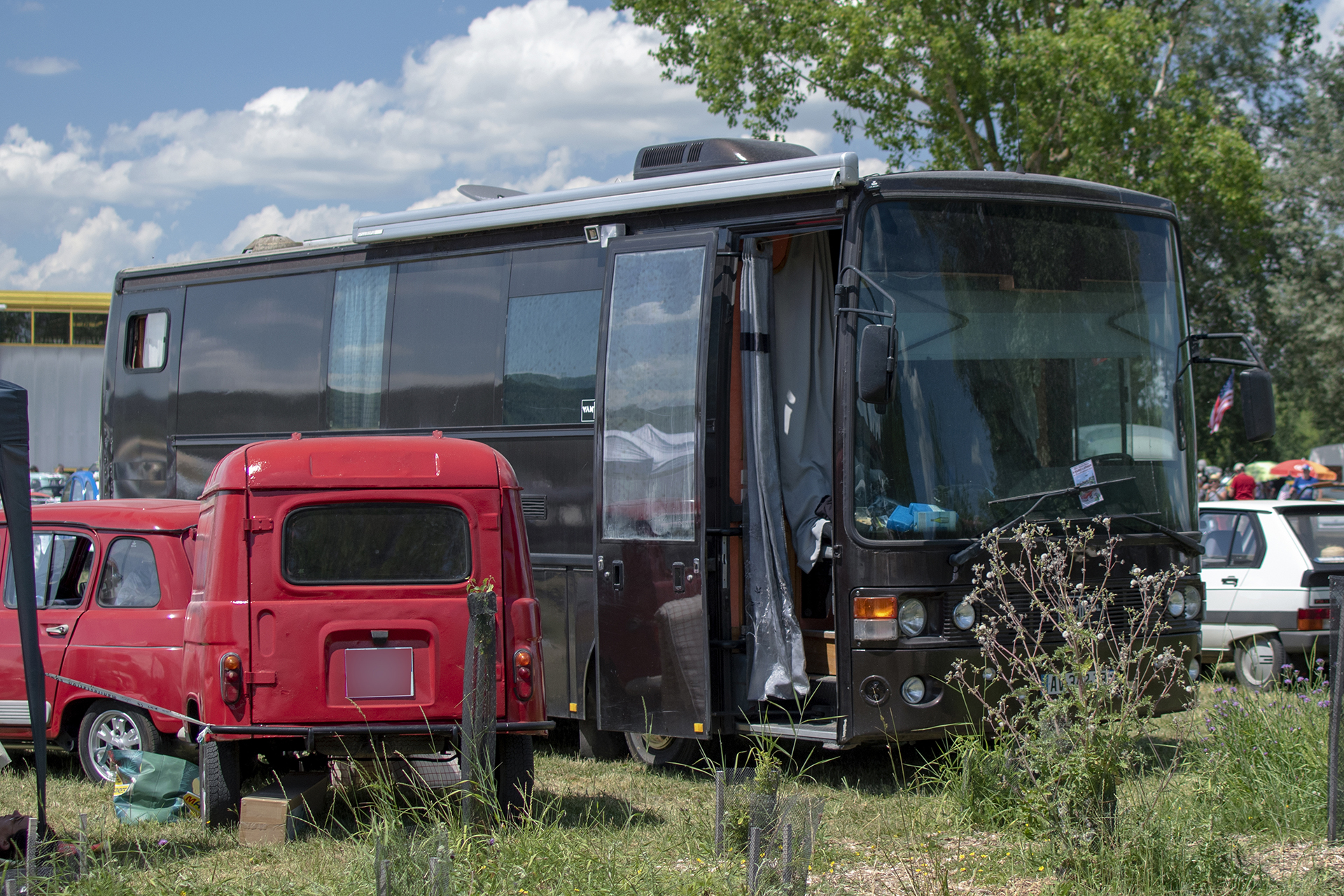 Van Hool T809 - Rétro Meus'Auto 2023, Heudicourt, Lac de la Madine