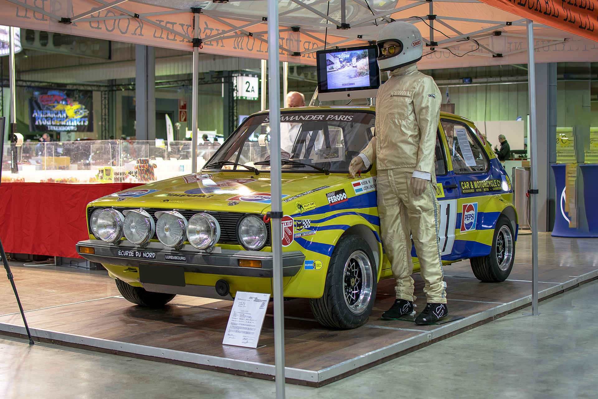 Volkswagen Golf I GTI groupe 2 de compétition Rallye Monte Carlo (Koob-Linden) 1981 - LOF, Autotojumble, Luxembourg, 2020