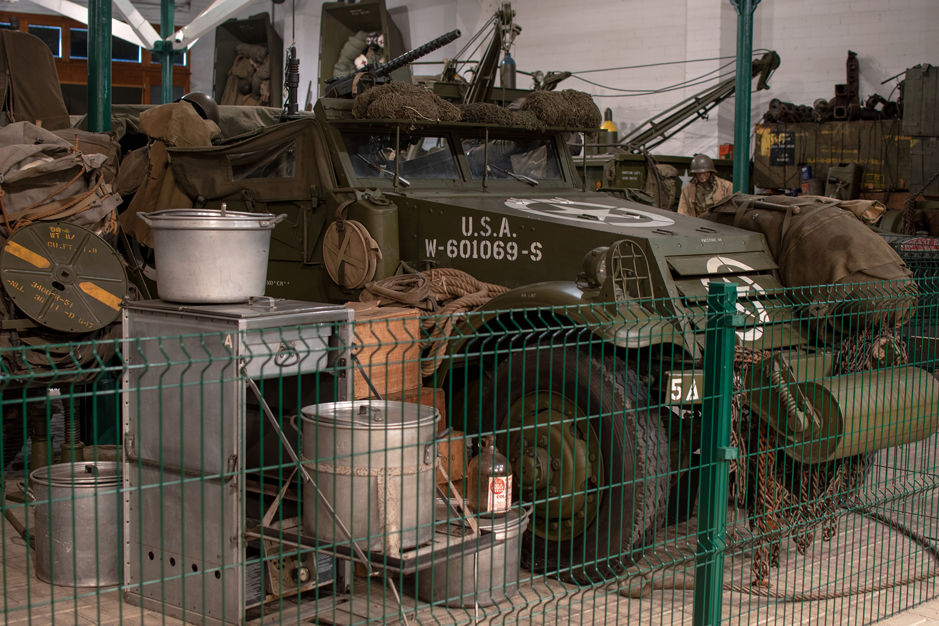 White M3A1 Scout  1943 - Musée National d'Histoire Militaire, Diekirch