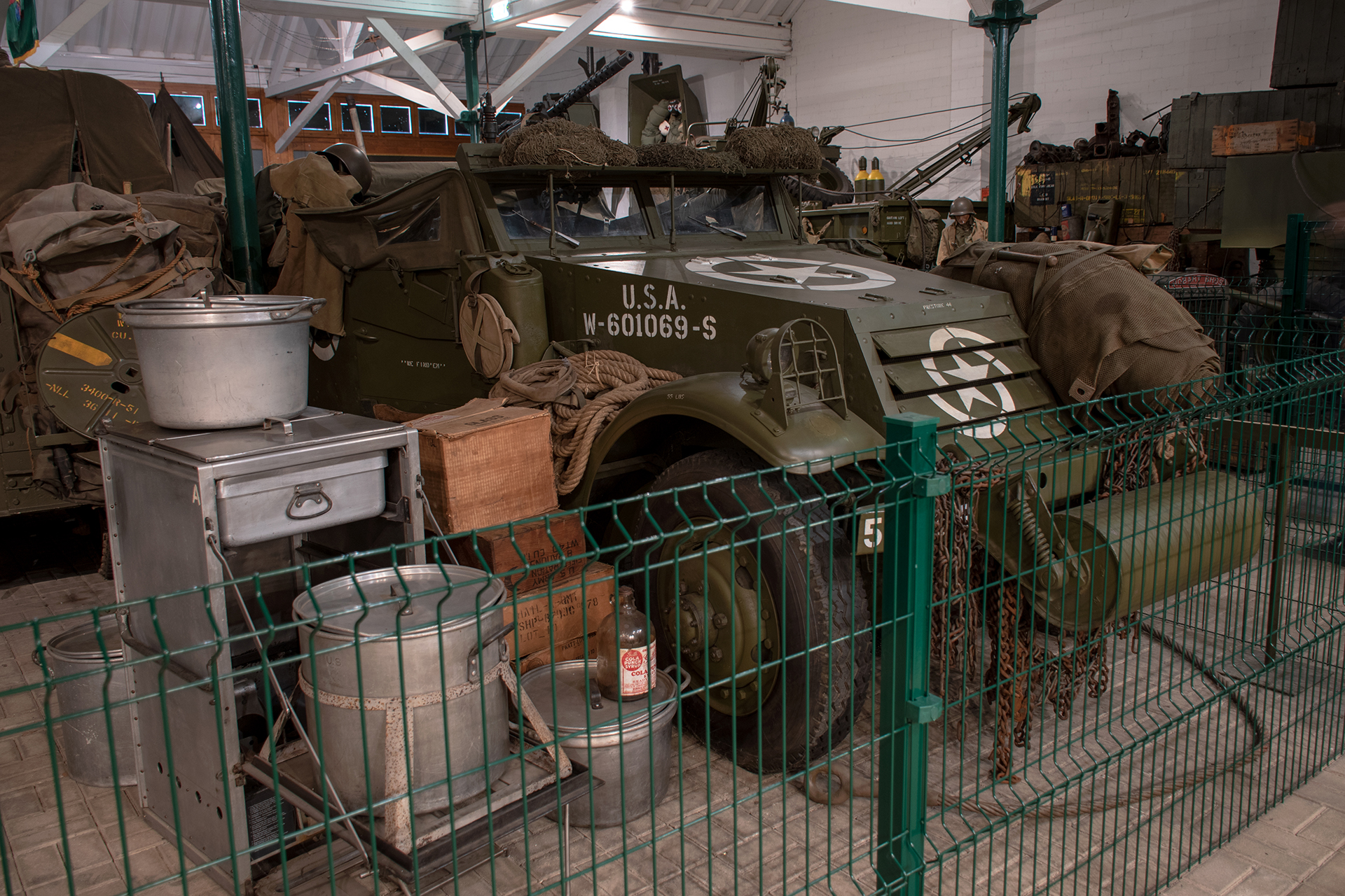 White M3A1 Scout  1943 - Musée National d'Histoire Militaire, Diekirch