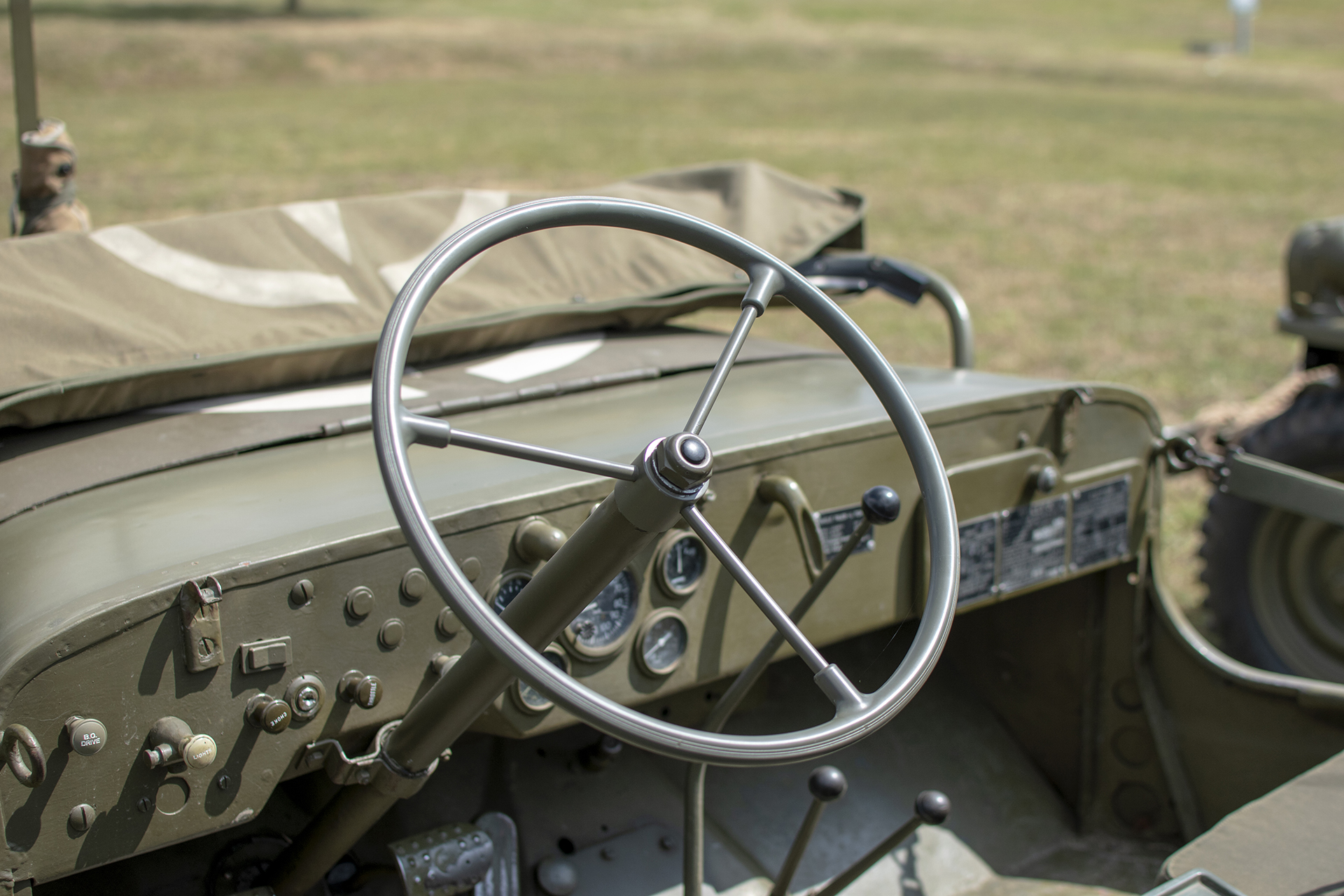 Willys MB steering wheel - Rassemblement Grindorff 2023