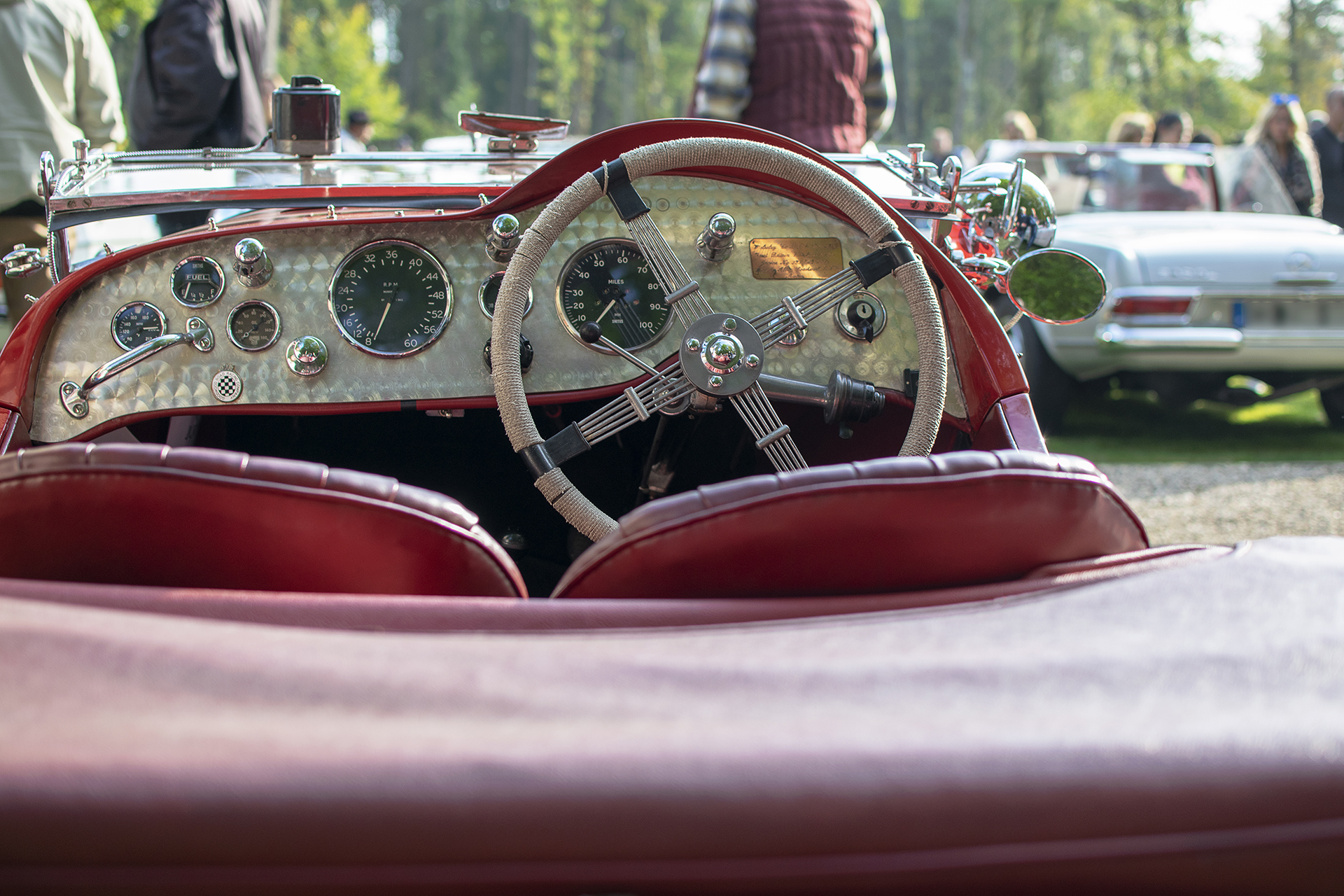 Wolseley  Hornet Six steering wheel - Automania 2021, Creutzwald, Villa de la Clairière