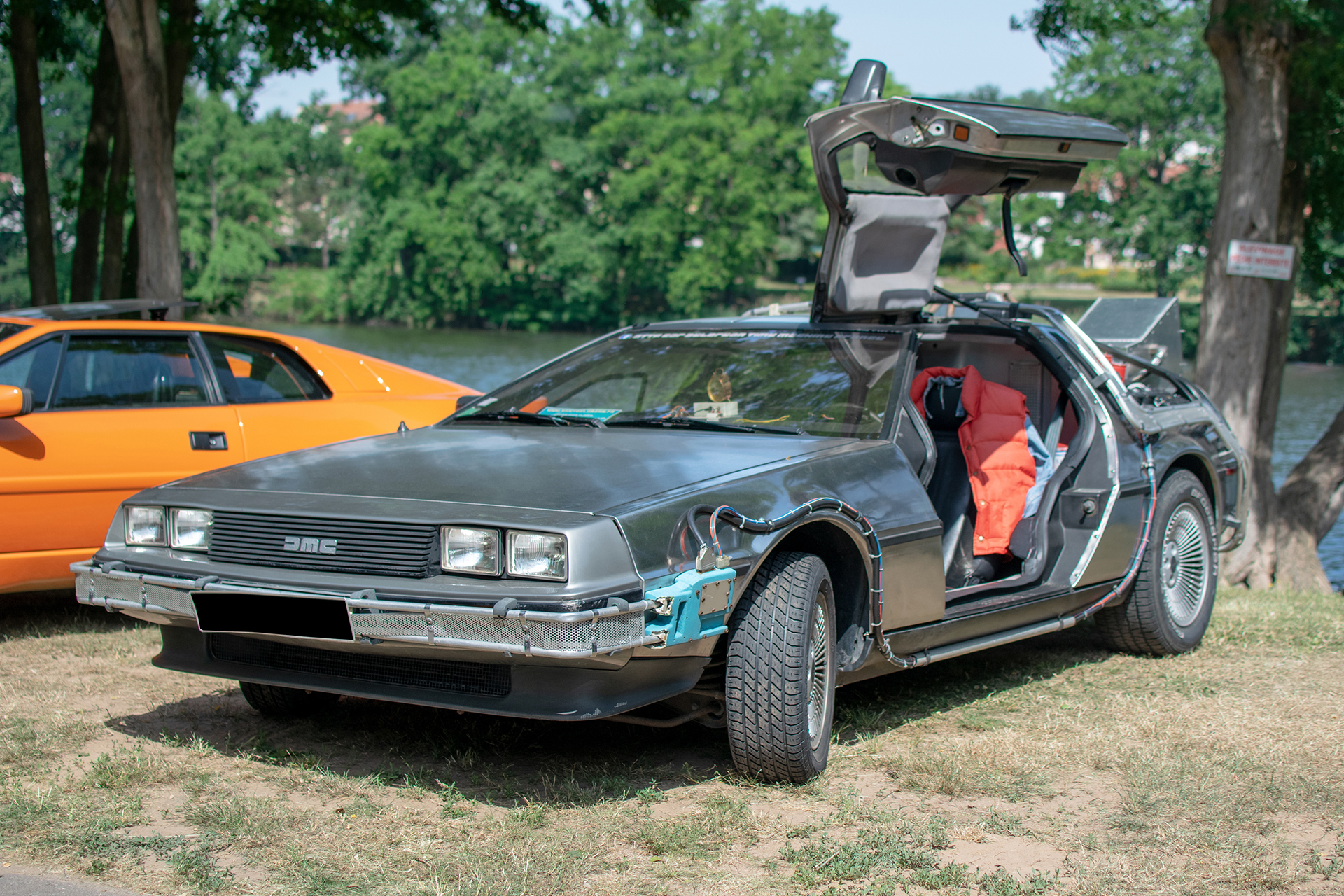 DeLorean DMC-12 réplique du film Retour vers le futur - Automania ,2022 , Lac de Creutzwald