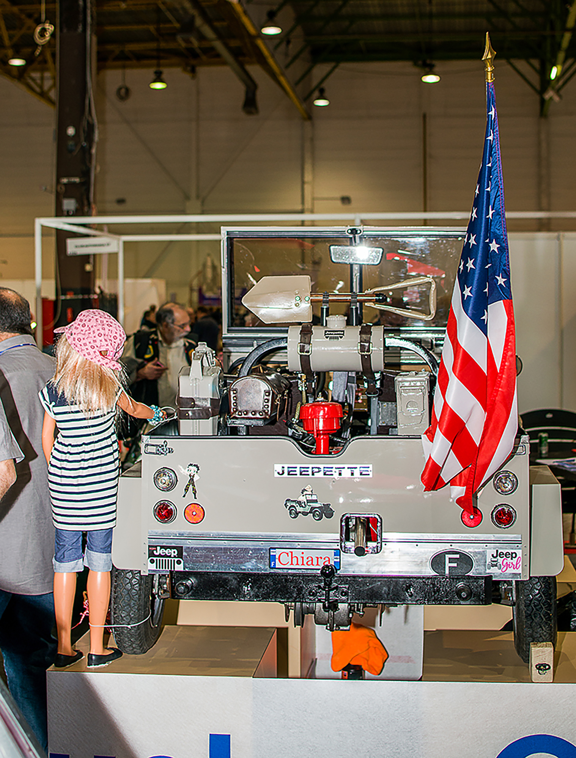 Jeepete arrière - Salon ,Auto-Moto Classic ,Metz ,2018