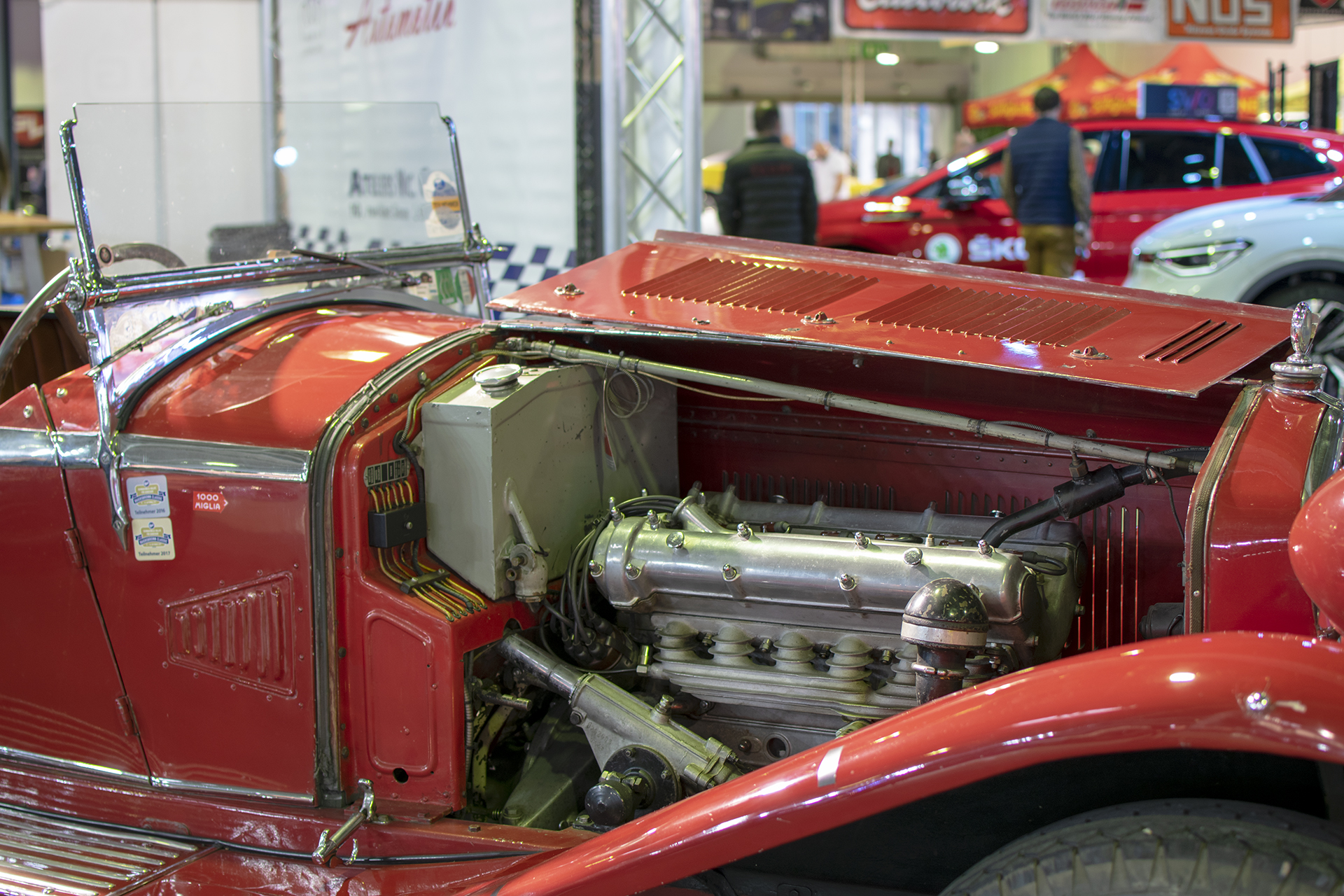 Alfa Romeo 6C 1750 Super Sport Compresseur  1930 moteur - International Motor Show ,Luxembourg  ,2021