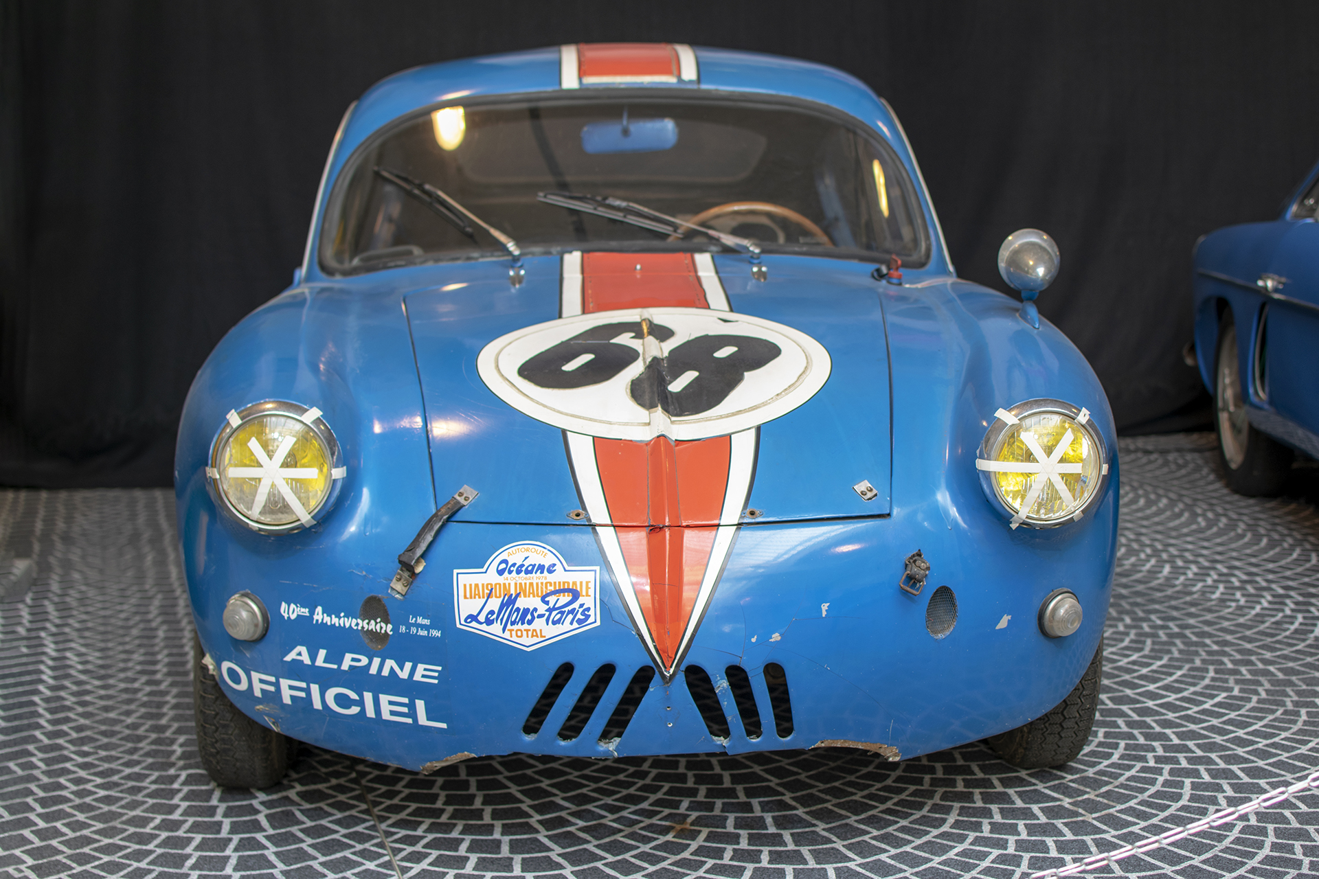 Alpine A106 avant - Conservatoire National de Véhicules Historique s,Diekirch, exposition Alpine, 2022