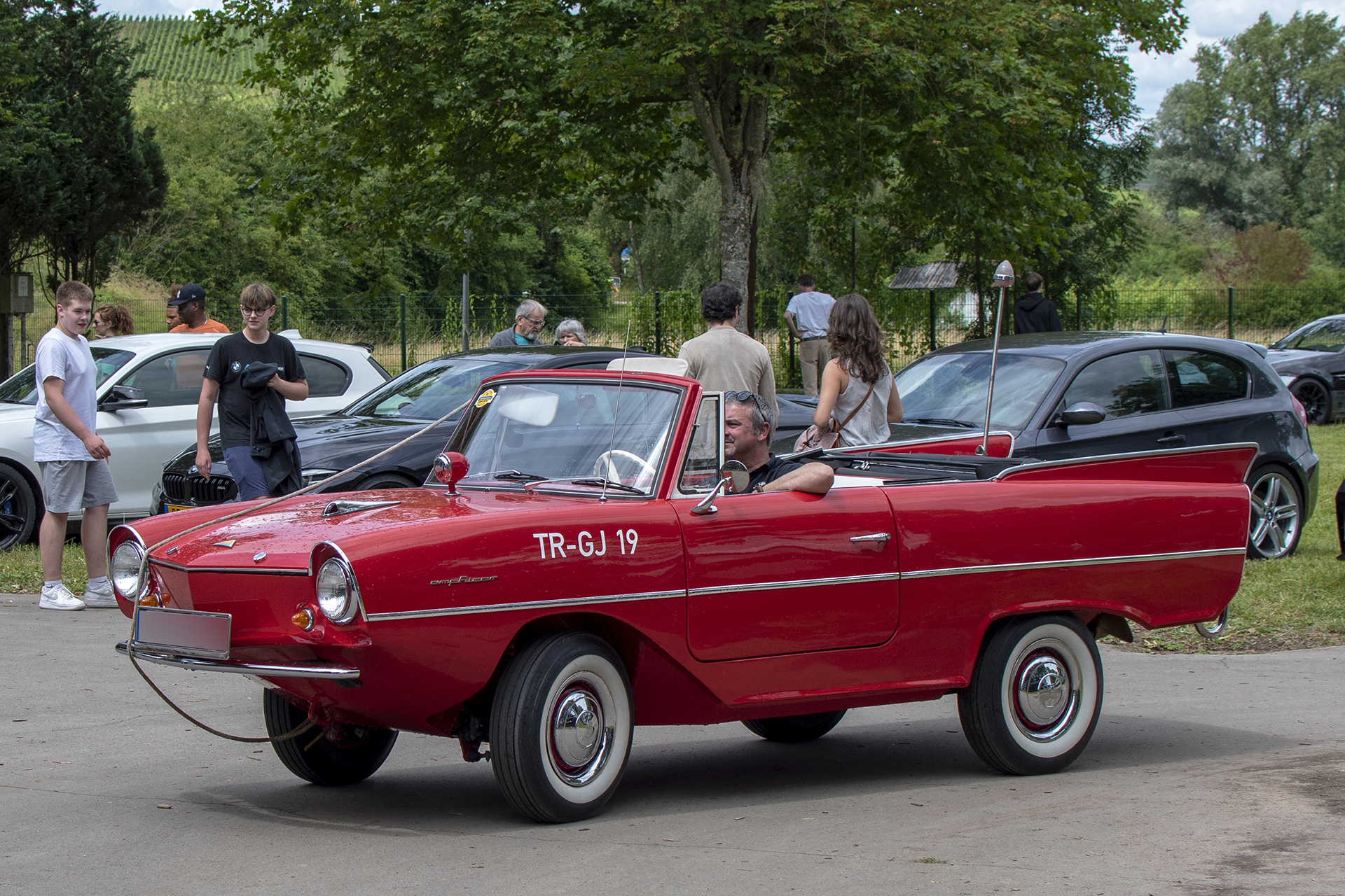 Amphicar Model 770 logo  - DreamCars Festival, 2024,Schwebsange ,Port