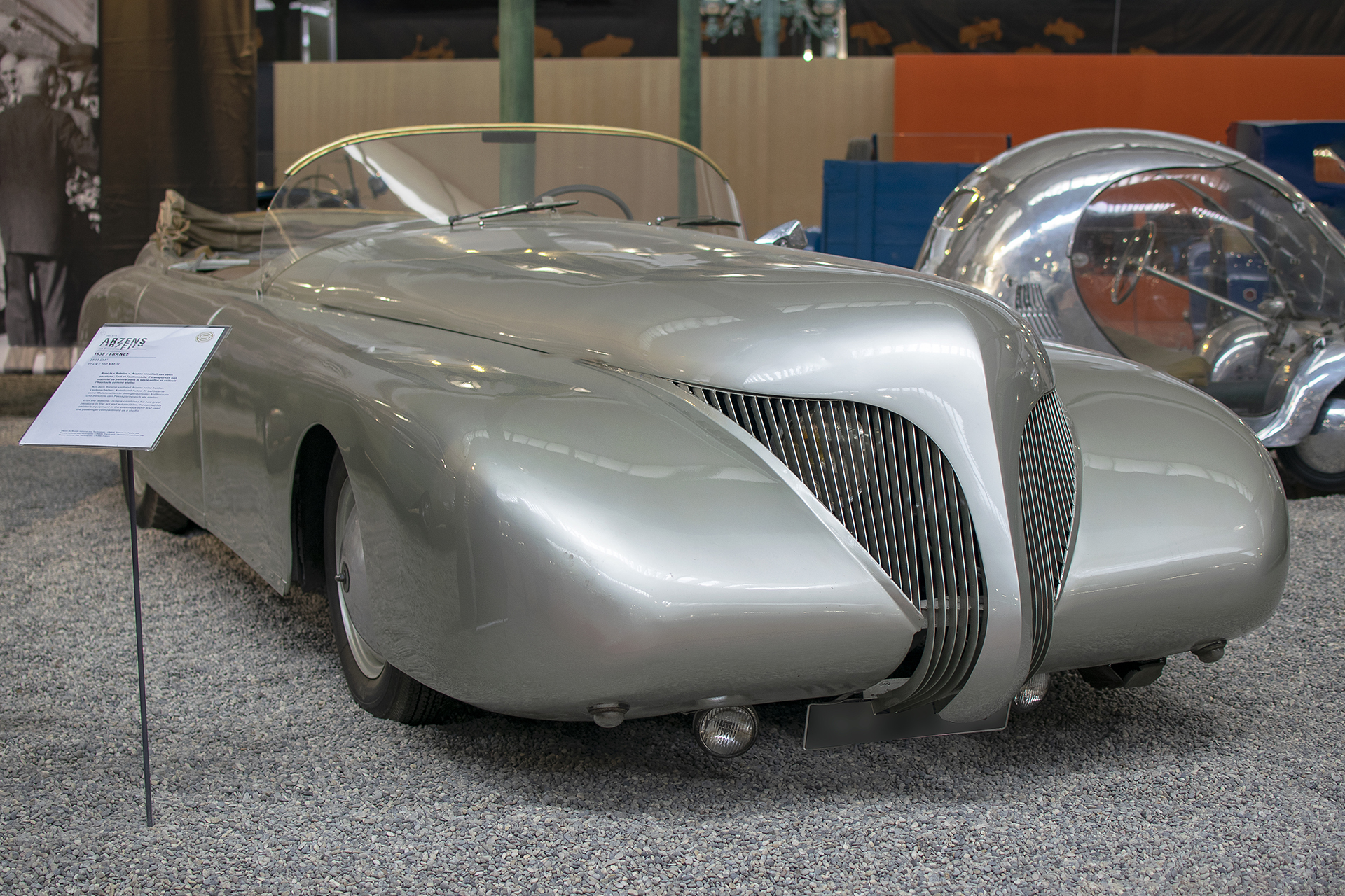 Arzens "La Baleine" 1938 - Cité de l'automobile, Collection Schlumpf, Mulhouse, 2020