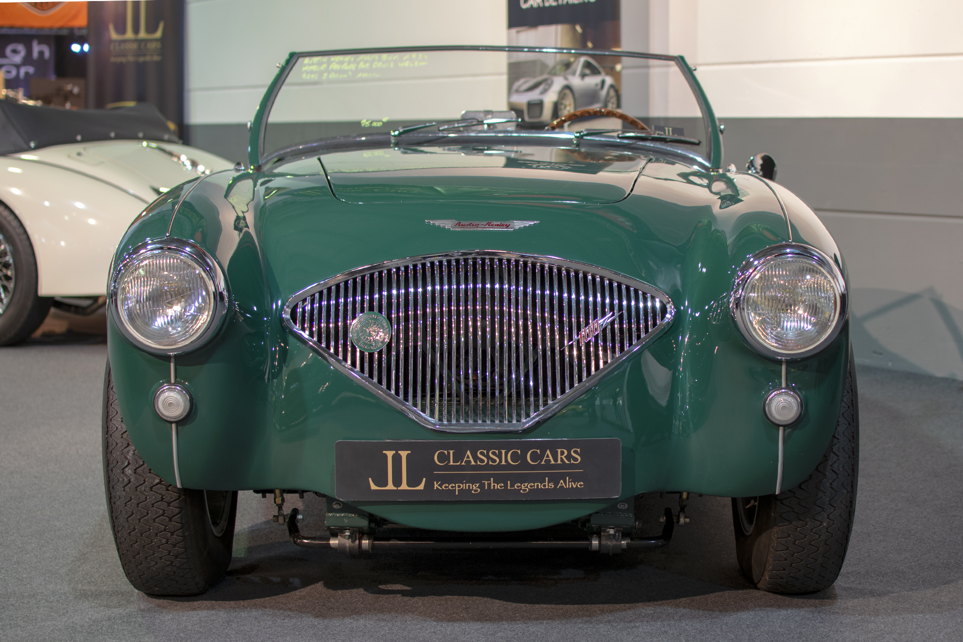 Austin-Healey 100/4 BN1 1954 avant - International Motor Show ,Luxembourg  ,2021