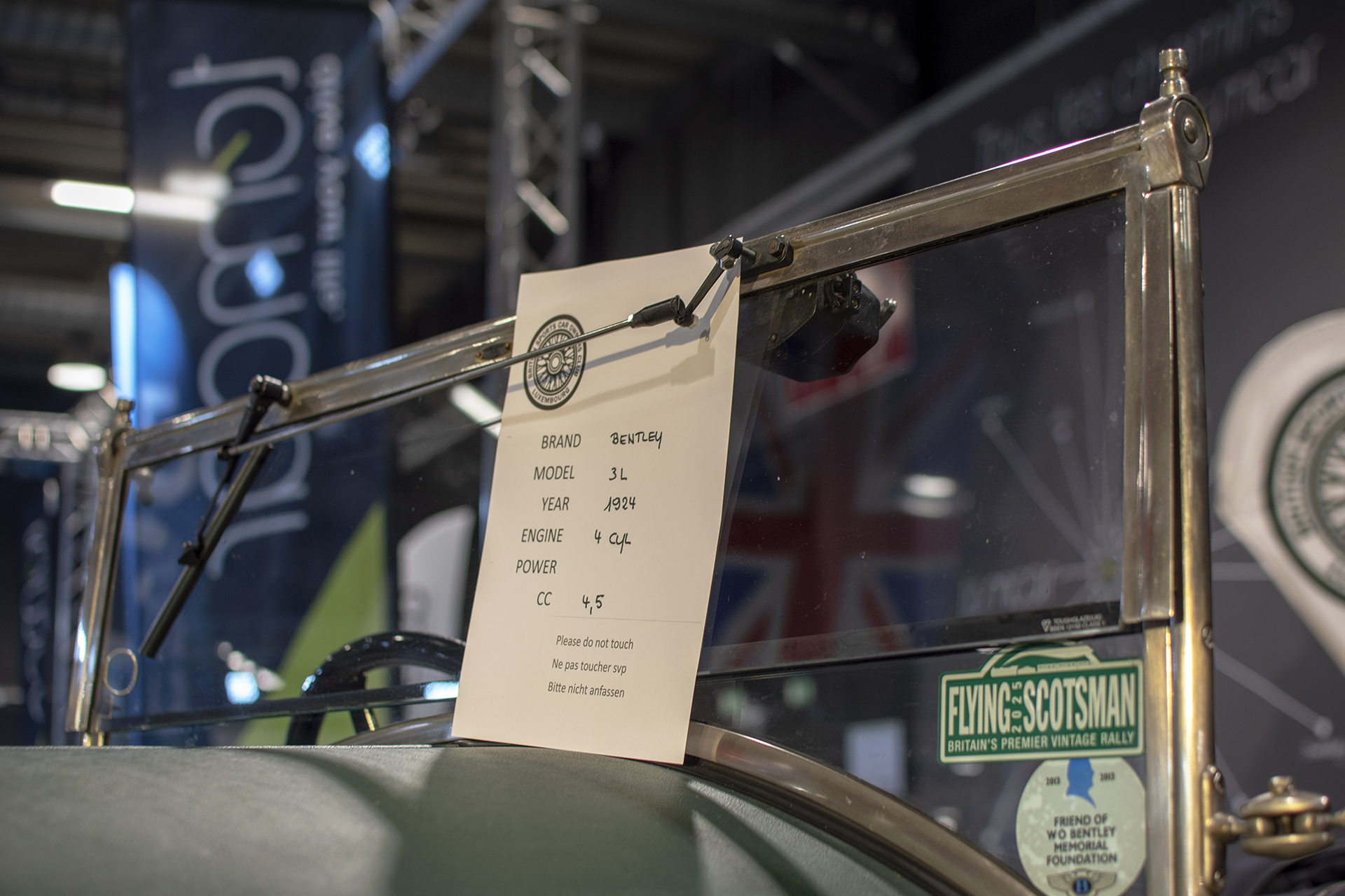 Bentley 3 Litre 1924 infos - International Motor Show ,2025 ,Luxembourg