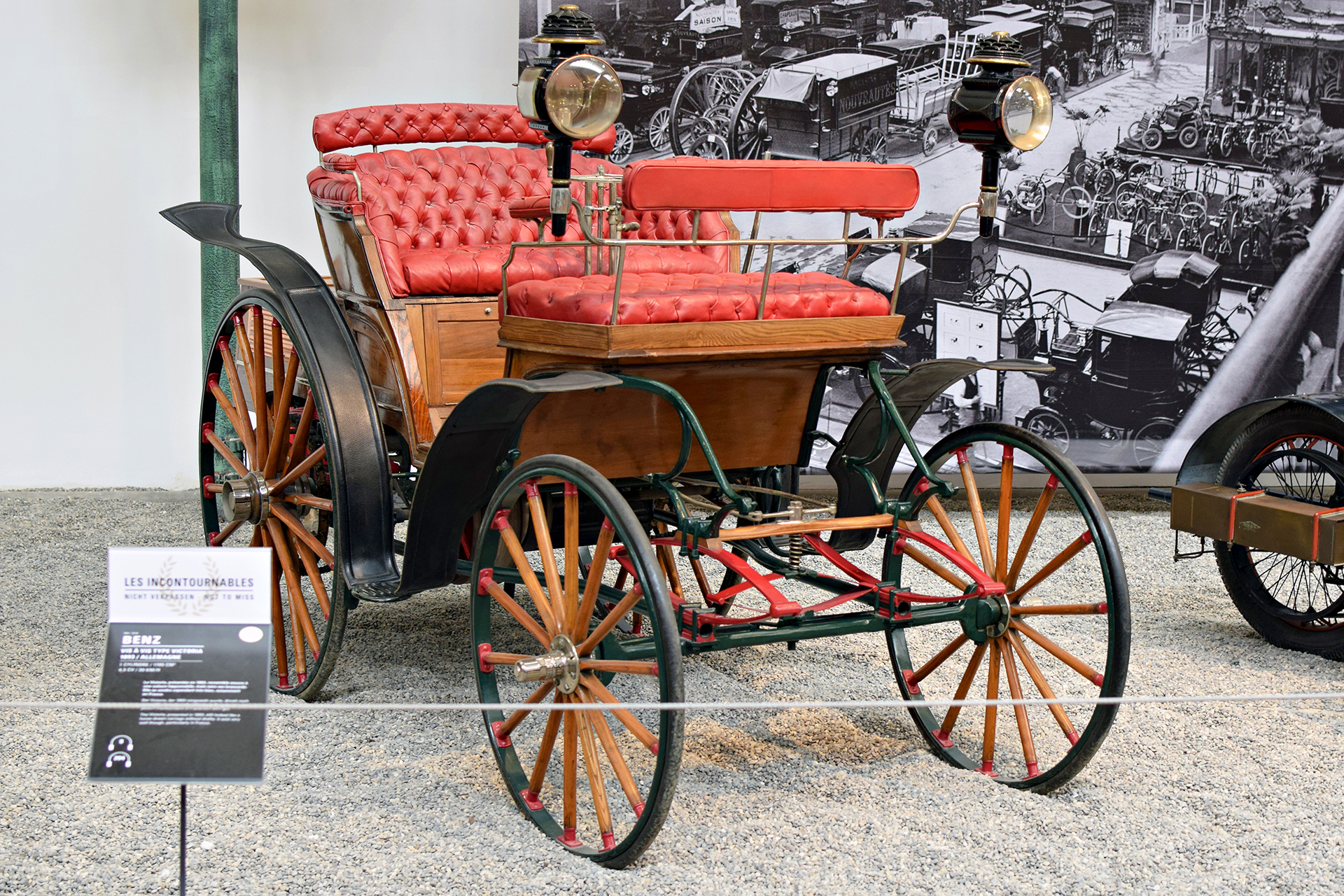 Benz Victoria Vis à vis 1893 - Cité de l'automobile, Collection Schlumpf, Mulhouse
