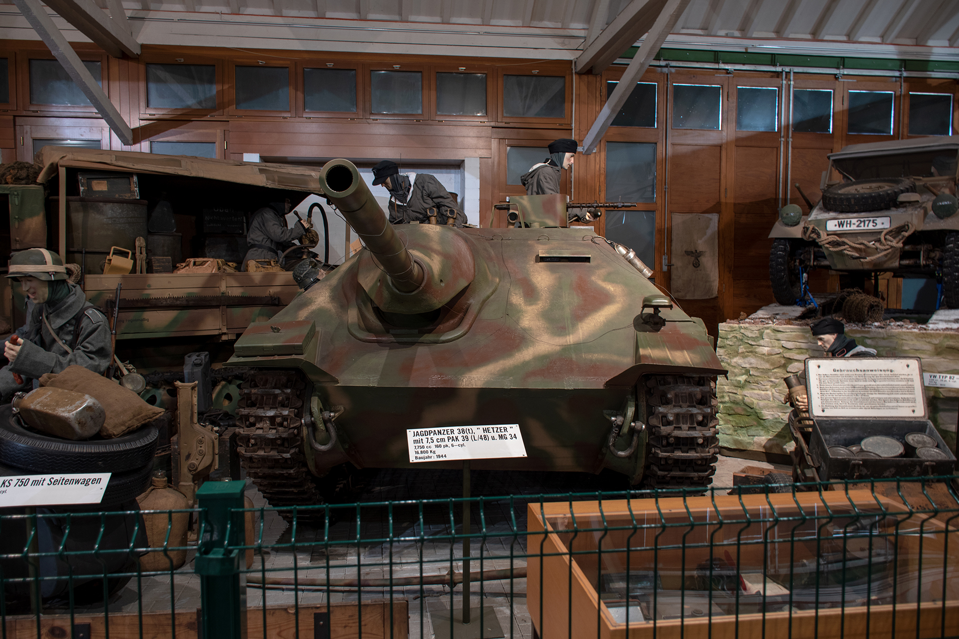 BMM Jagdpanzer 38 t. Hetzer 1944 - Musée National d'Histoire Militaire, Diekirch