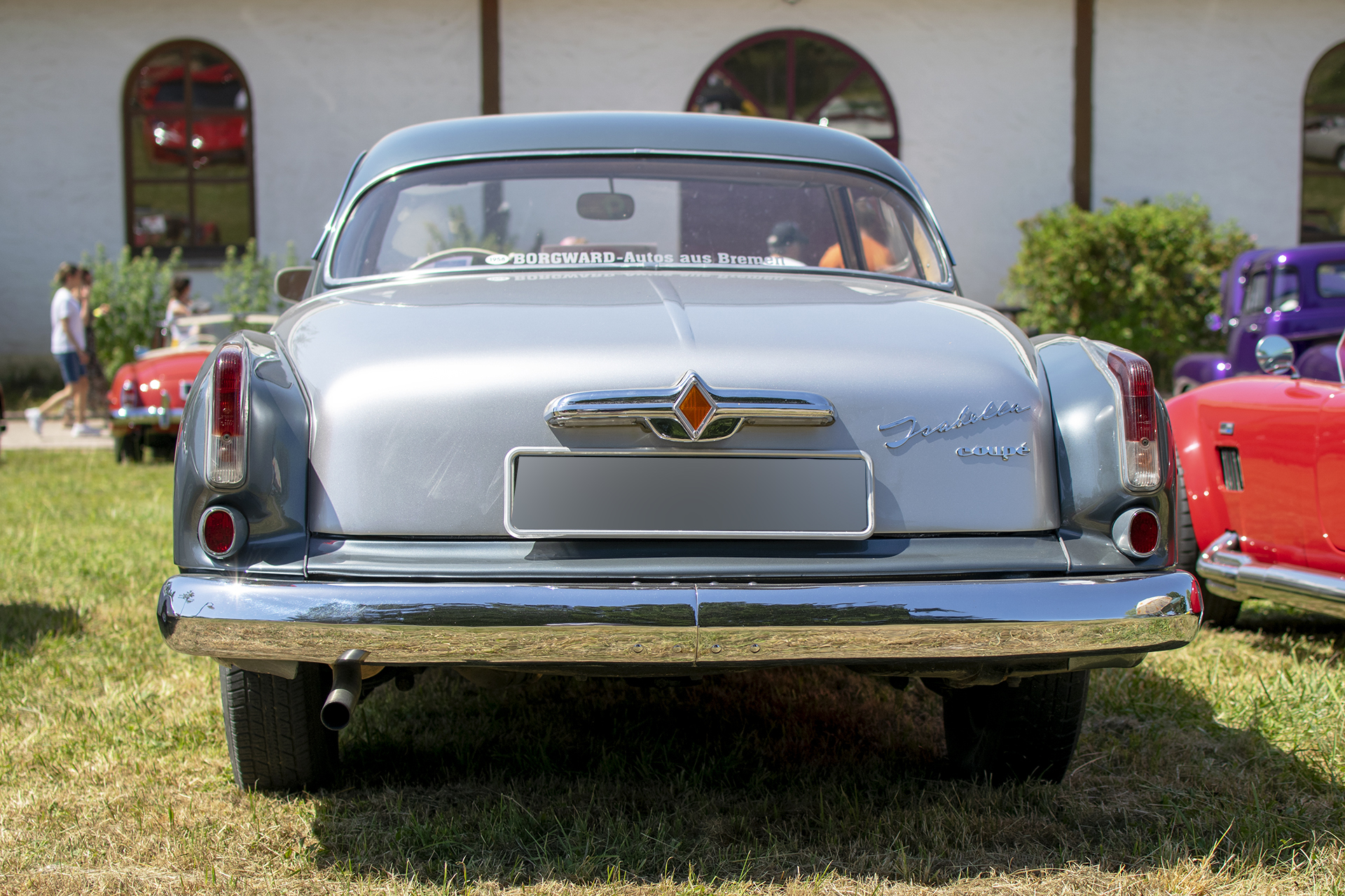 Borgward Isabella coupé 1958 arrière  - Automania 2019, Edling les Anzeling, Hara du Moulin