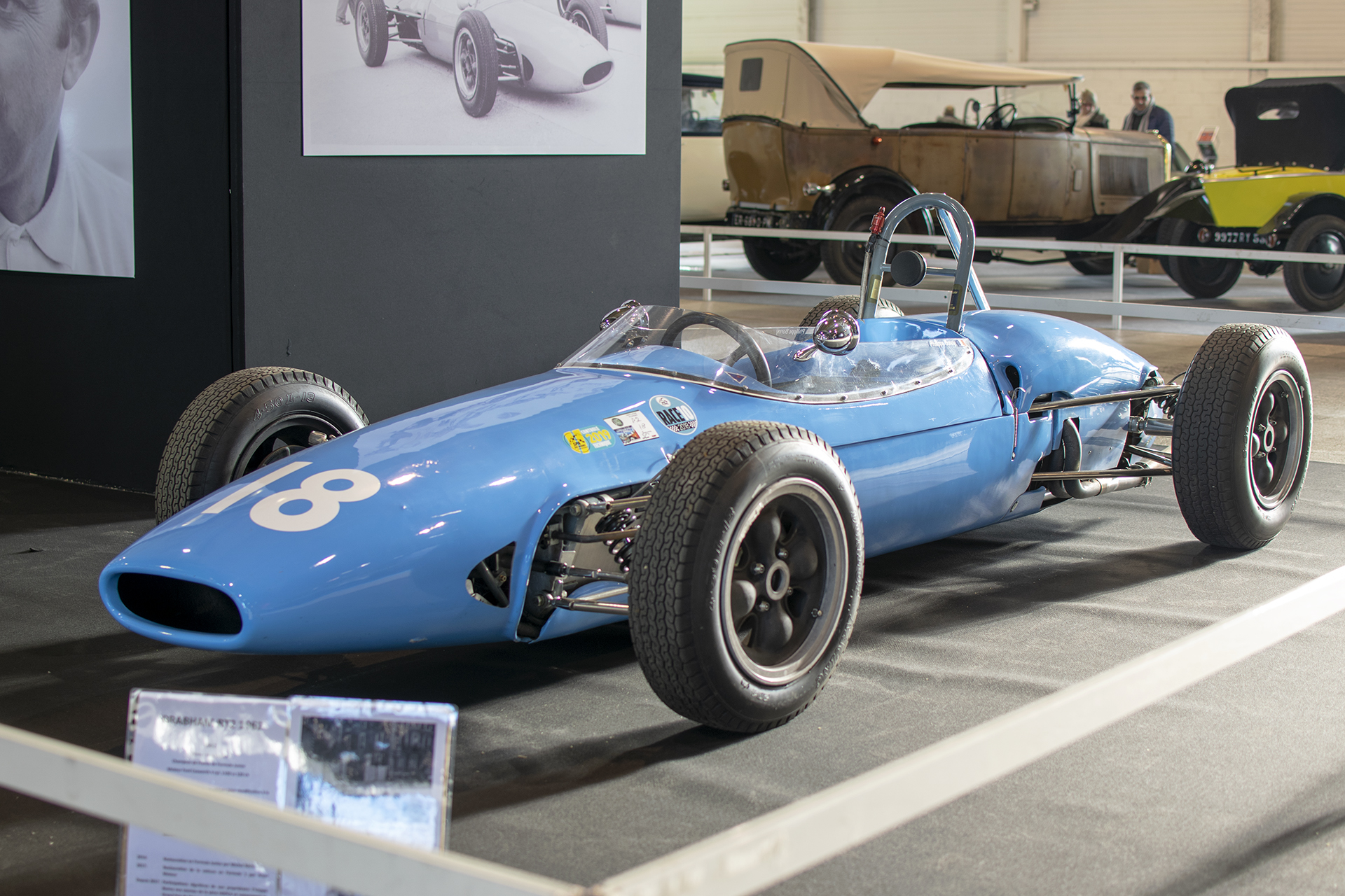 Titre * Brabham BT2 1962 "Joe Schlesser" - Salon ,Auto-Moto Classic, Metz, 2019