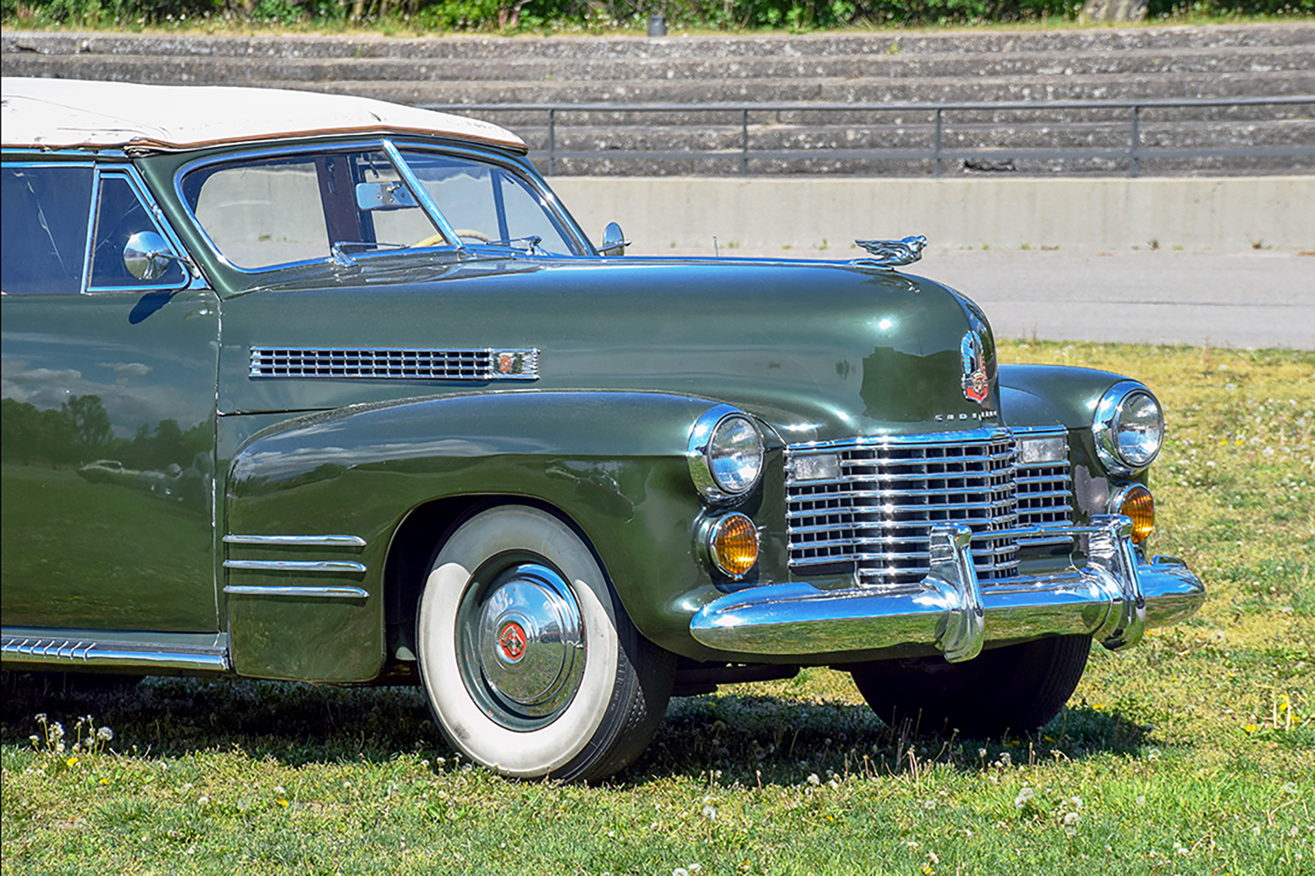 Cadillac 61 I Cabriolet avant - Cité de l'automobile, Collection Schlumpf, Mulhouse
