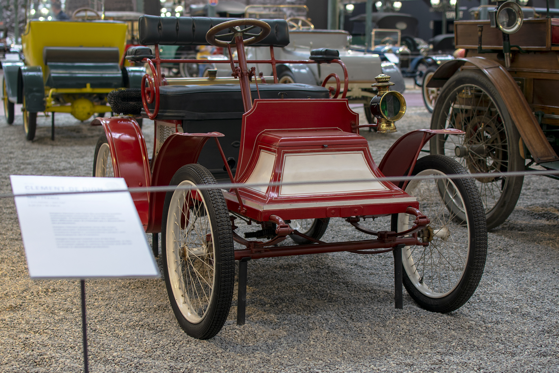 Clement De Dion  phaëtonnet 1898 - Cité de l'automobile, Collection Schlumpf, Mulhouse, 2020