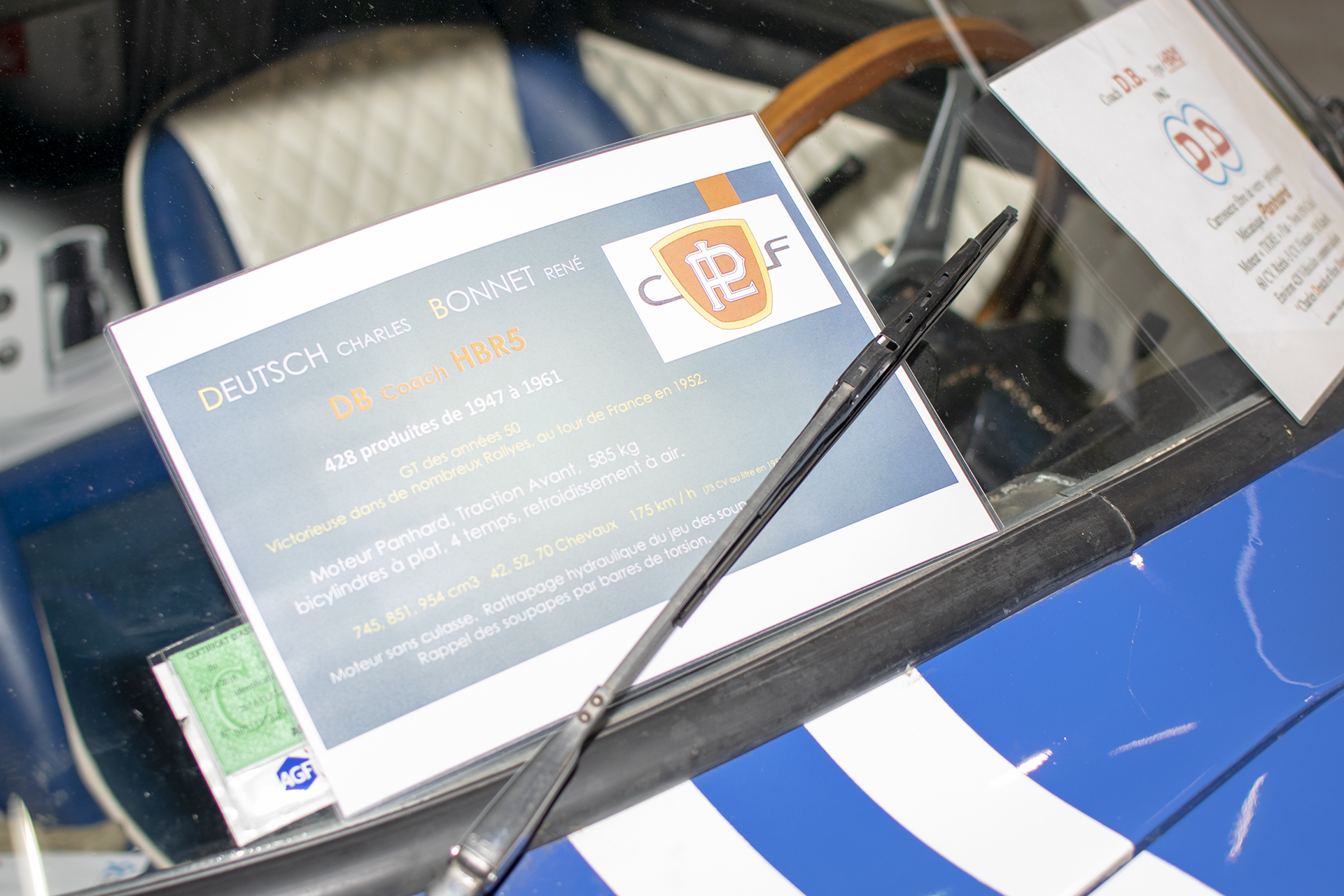 DB HBR 5 infos - Salon ,Auto-Moto Classic ,Metz ,2018