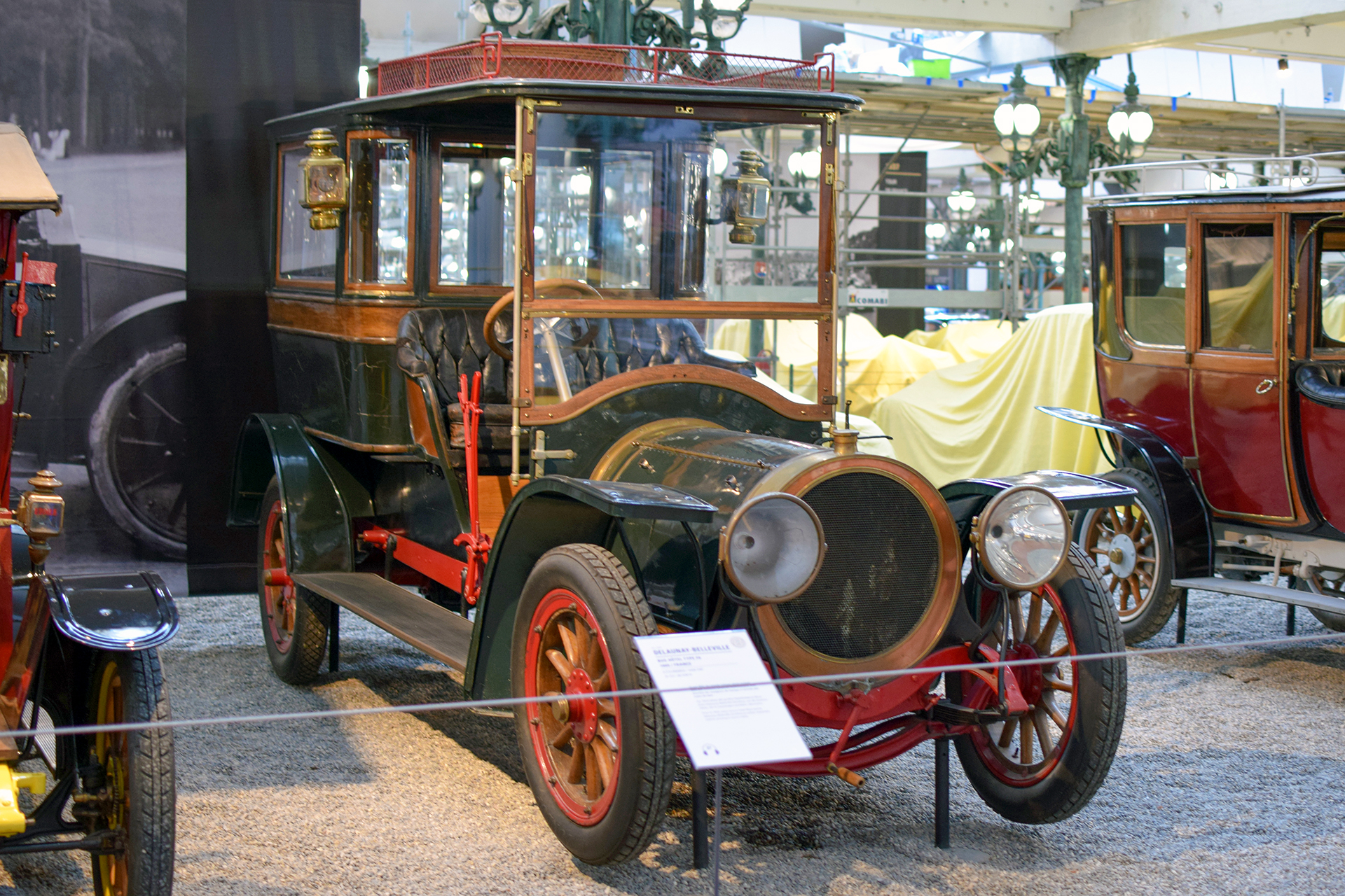 Delaunay-Belleville F6 Bus hôtel 1909  -  Cité de l'automobile, Collection Schlumpf, Mulhouse