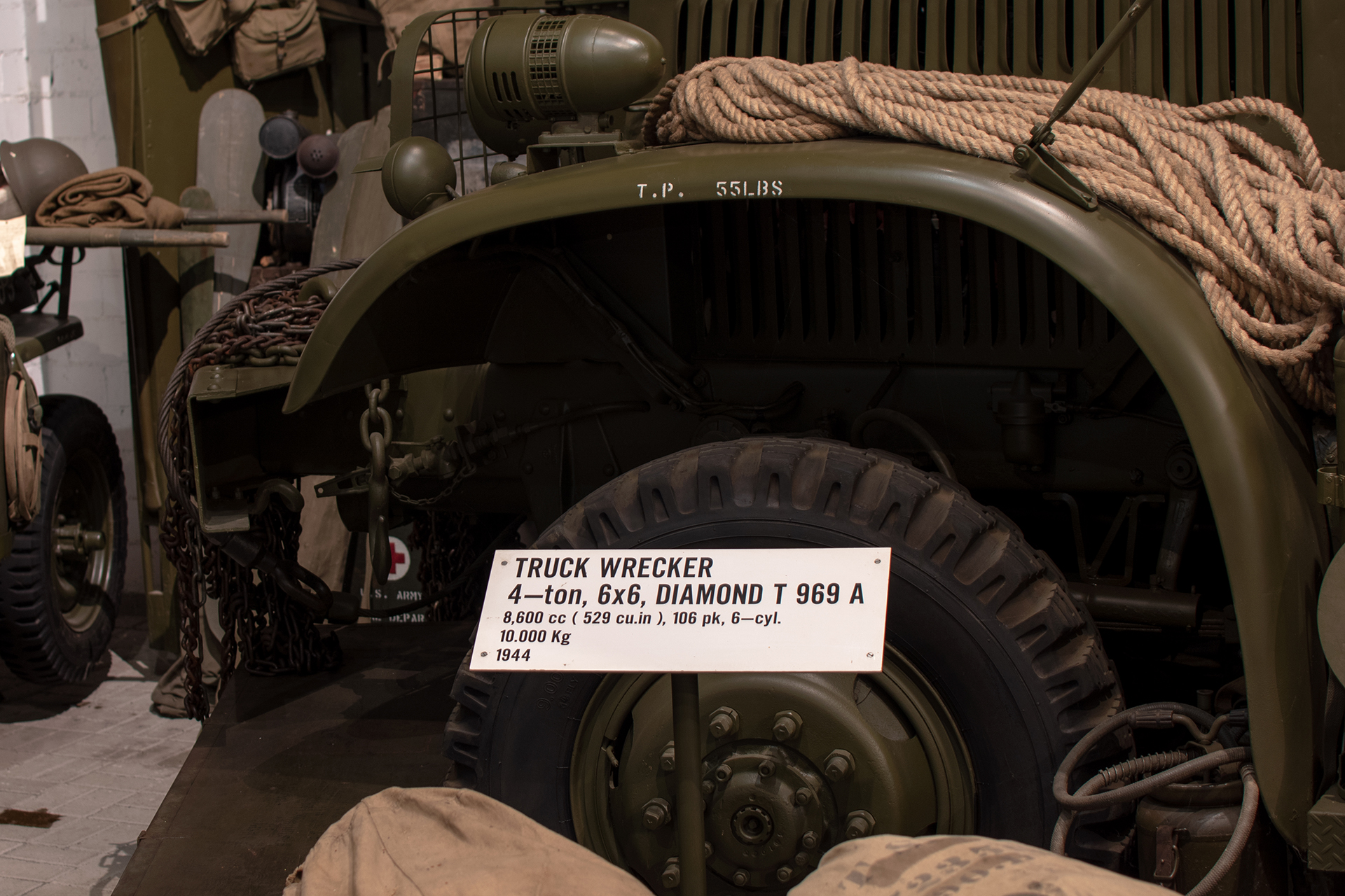 Diamond T 969 A 1944 6x6 infos - Musée National d'Histoire Militaire, Diekirch