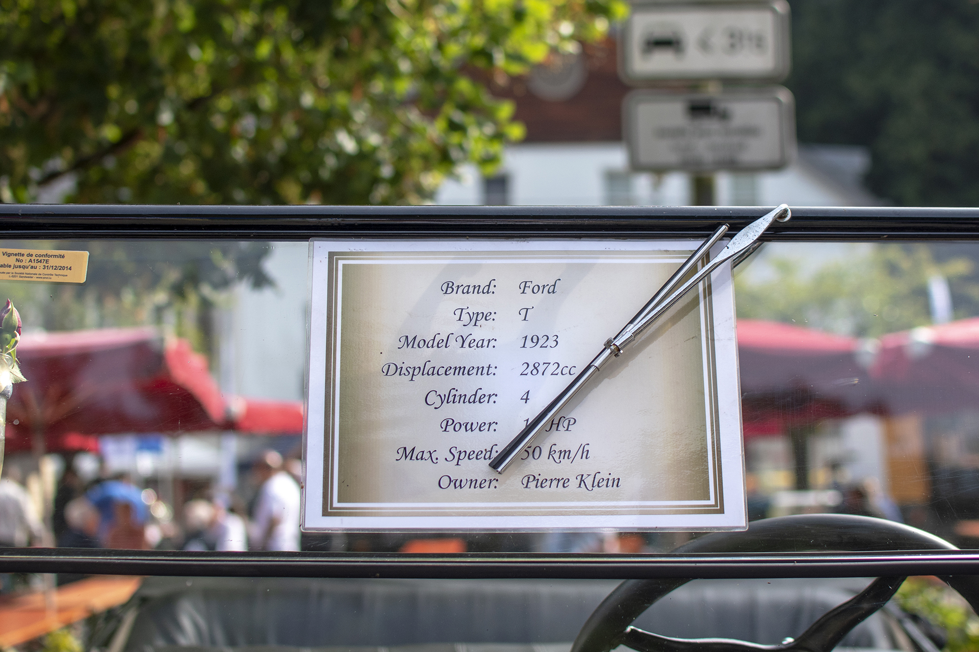 Ford T 1923 infos  - Vintage & History Vehicles by Kiwanis, Lasauvage ,septembre ,2023