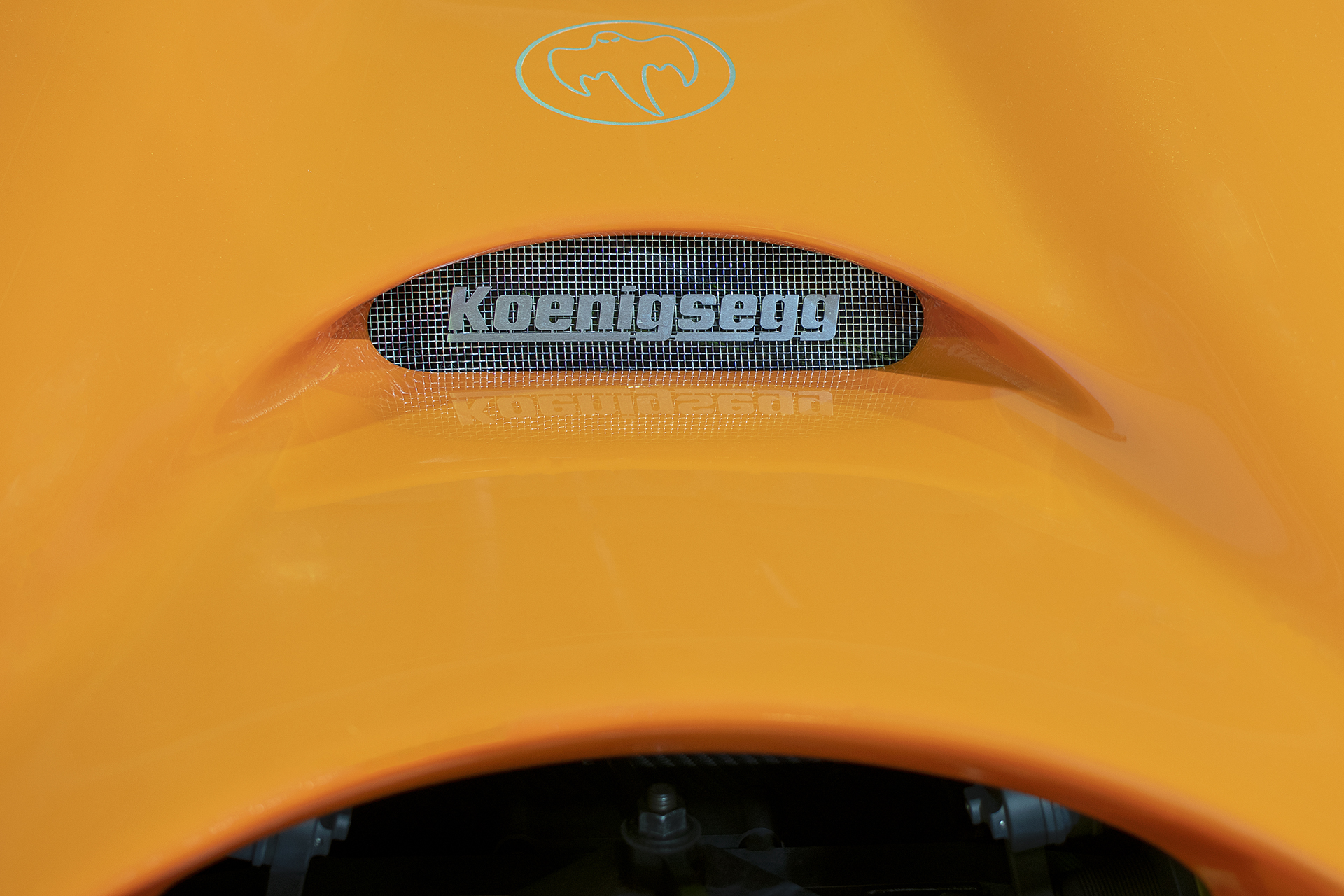 Koenigsegg CCR logo - International Motor Show ,Luxembourg  ,2021